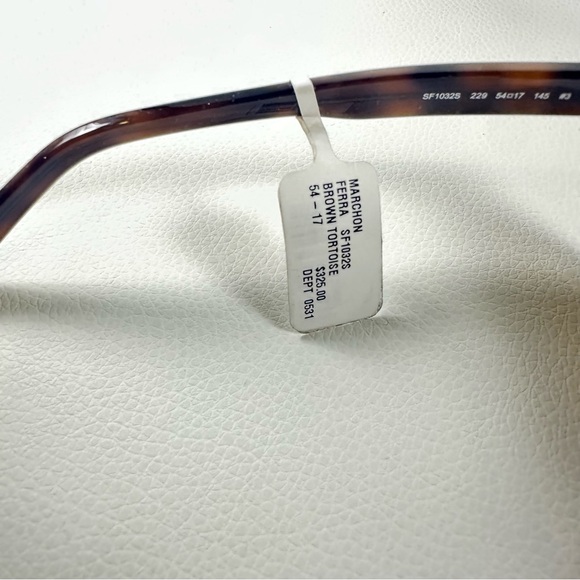 NWT Men’s Ferragamo Tortoise Sunglasses with Yellow Lenses - Picture 5 of 11